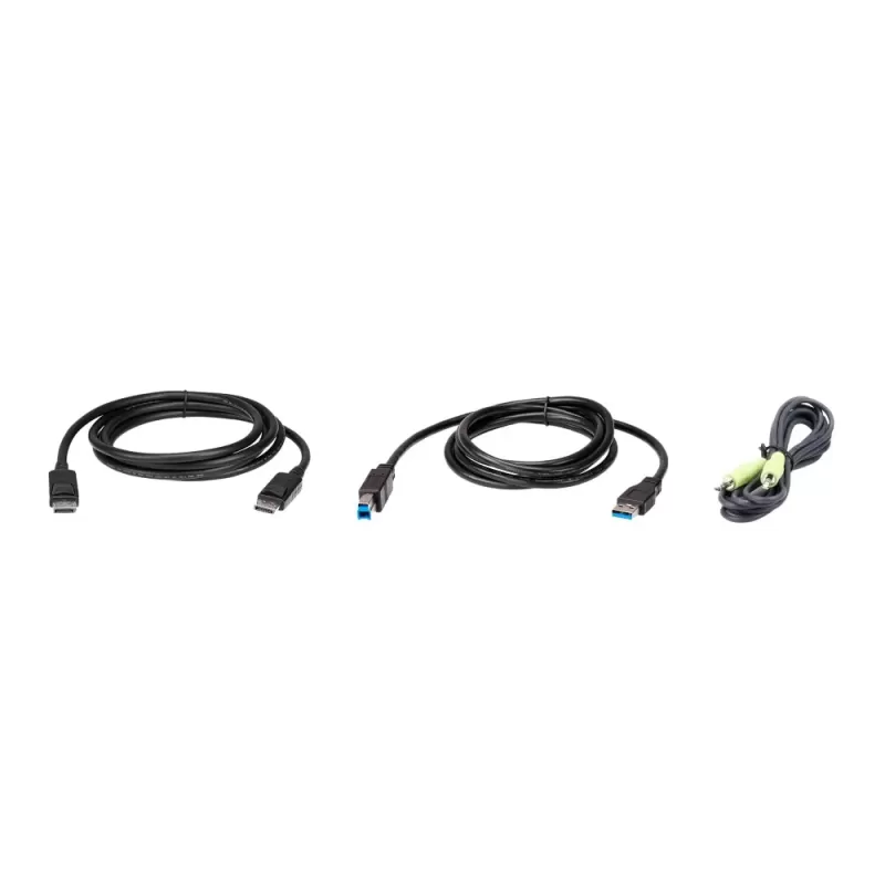 Кабель DisplayPort ATEN 2L-7D02UDPX3 1.8M USB DisplayPort D02UDPX3 Цвет:чёрный