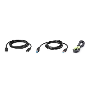 DisplayPort cable ATEN 2L-7D02UDPX3 1.8M USB DisplayPort D02UDPX3 Color:black