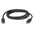 כבל ATEN 3m DisplayPort rev.1.4 2L-7D03DP-1 צבע שחור