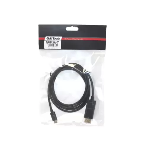 Кабель Gold Touch USB3.1 Type C to DP Cable 1.8M CH-USB3.1-DP-1.8 Цвет:чёрный