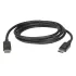 כבל DisplayPort ATEN 2L-7D02DP 2m DisplayPort rev.1.4 Cable D02DP צבע שחור