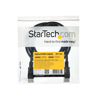 Кабель StarTech DP 1.2 3M / 10ft Cable DISPLPORT10L Кабель StarTech DP 1.2 3M / 10ft Cable DISPLPORT10L
