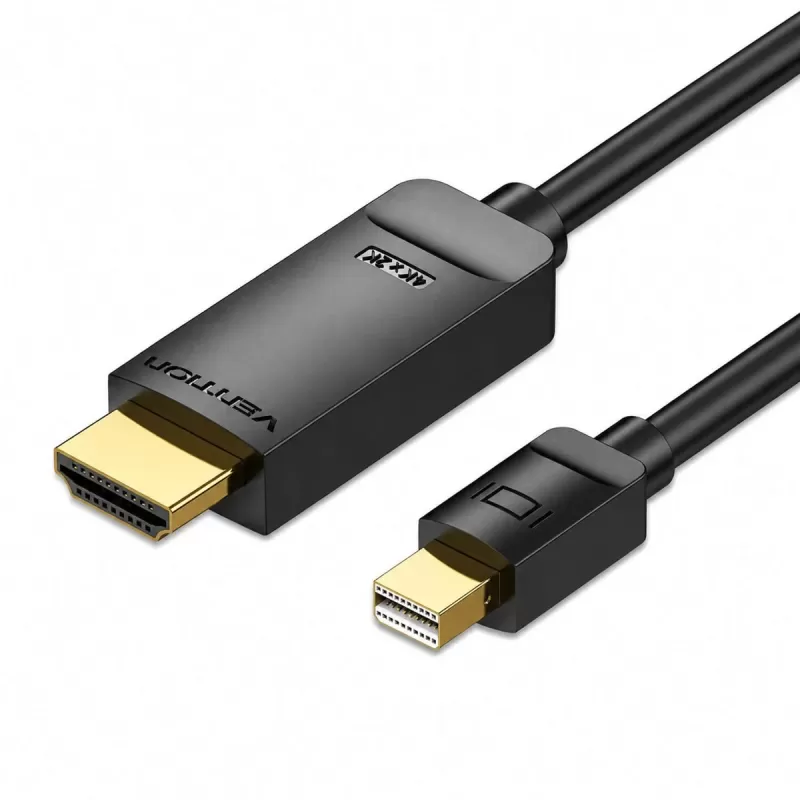כבל Vention mini DP 1.2 to HDMI 1.4 4K 2m HAHBH