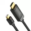 כבל Vention mini DP 1.2 to HDMI 1.4 4K 2m HAHBH