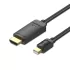 כבל Vention mini DP 1.2 to HDMI 1.4 4K 2m HAHBH