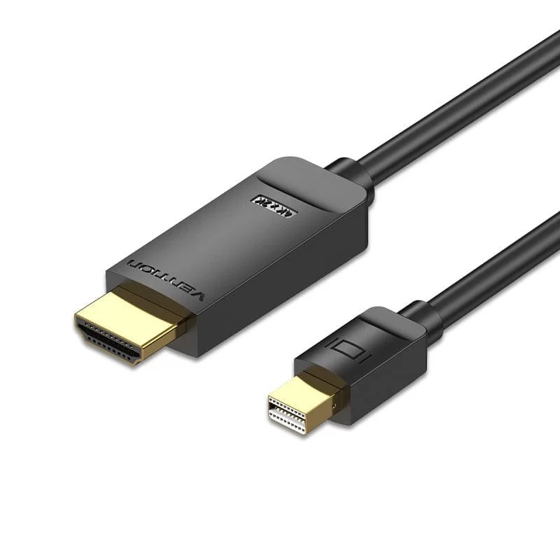 כבל Vention mini DP 1.2 to HDMI 1.4 4K 2m HAHBH