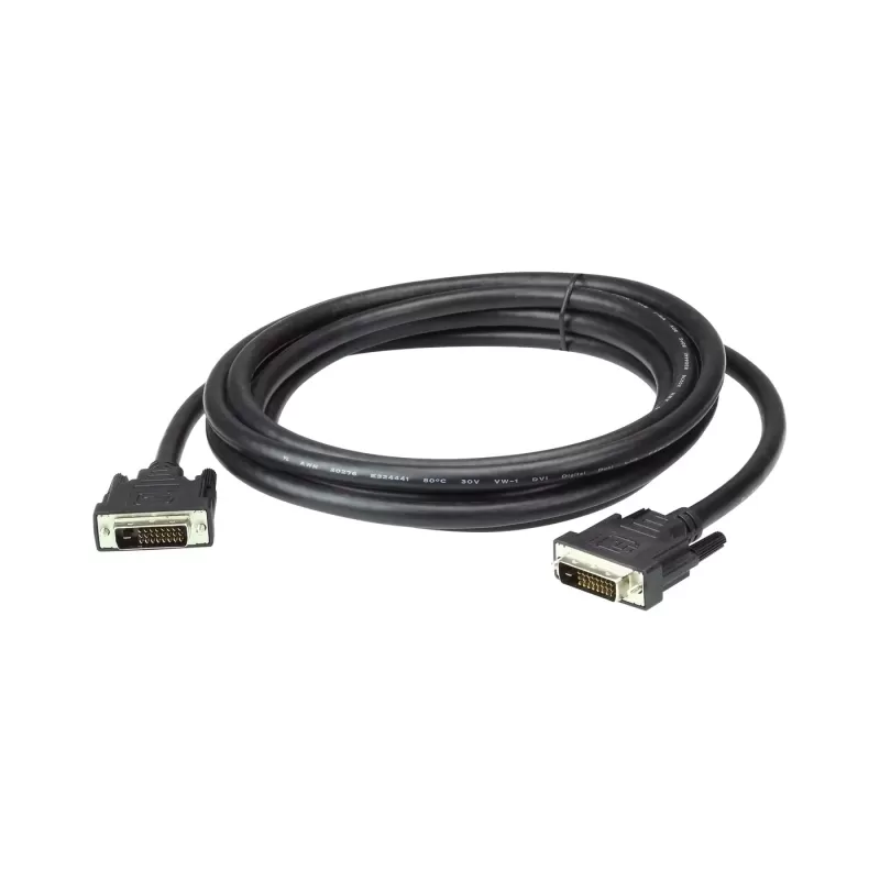 DVI cable ATEN 2L-7D03DD 3M Dual-link DVI Cable D03DD Color:black