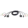 DVI-кабель ATEN 2L-7D03U 3M USB DVI-D Single Link Cable D03U Цвет:чёрный DVI-кабель ATEN 2L-7D03U 3M USB DVI-D Single Link Cable D03U Цвет:чёрный