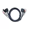 DVI-кабель ATEN 5M USB DVI-D Single Link KVM Cable 2L-7D05U D05U Цвет:чёрный
