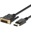 כבל Gold Touch DisplayPort to DVI 4K@30Hz Cable 1.8m CH-DP-DVI-1.8-4K30