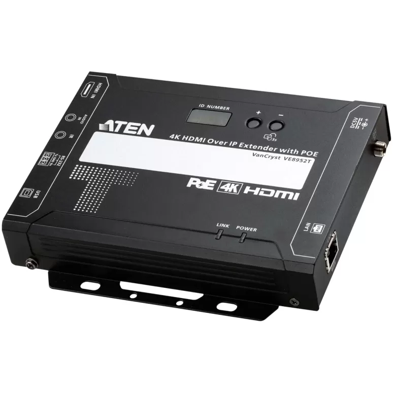 HDMI over IP ATEN VE8952T 4K PoE VE8952T-AT-G Color:black