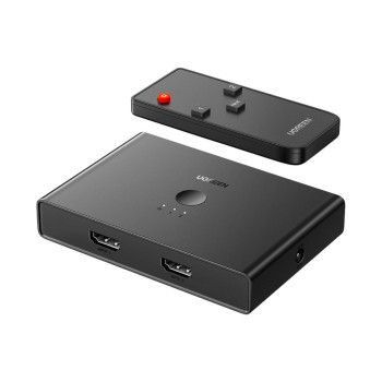 מתג UGREEN HDMI 2.0 2-in To 4-out + Optical (SPDIF) / 3.5 mm 70690 מתג UGREEN HDMI 2.0 2-in To 4-out + Optical (SPDIF) / 3.5 mm 70690