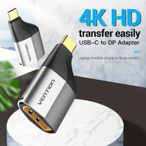 Adapter Vention USB-C to DP 4K/60Hz Adapter TCCH0