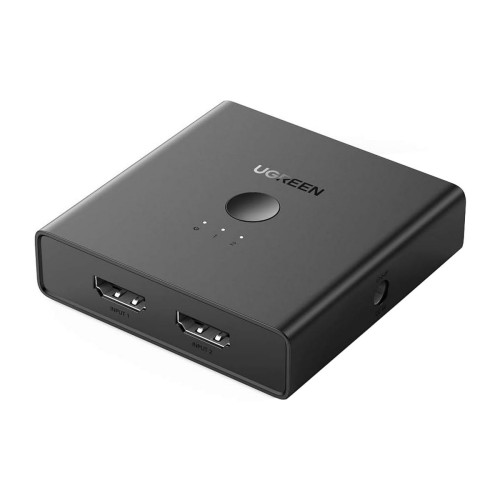 מתג UGREEN HDMI 2.0 2-in To 2-out + Optical (SPDIF) / 3.5 mm 70689