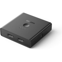 Адаптер UGREEN HDMI 2.0 2-in To 2-out + Optical (SPDIF) / 3.5" mm Switcher 70689