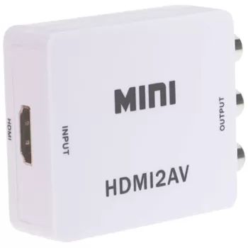 ממיר למסך Gold Touch HDMI to AV Converter E-HDMI-AV צבע לבן