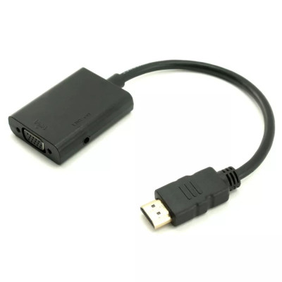 Адаптер для Экрана Gold Touch HDMI To VGA With Audio Output CH-HD-VGA-A.. Адаптер для Экрана Gold Touch HDMI To VGA With Audio Output CH-HD-VGA-A..