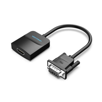 מתאם Vention VGA (in) to HDMI (out) with Audio + (Micro USB Power Input) -