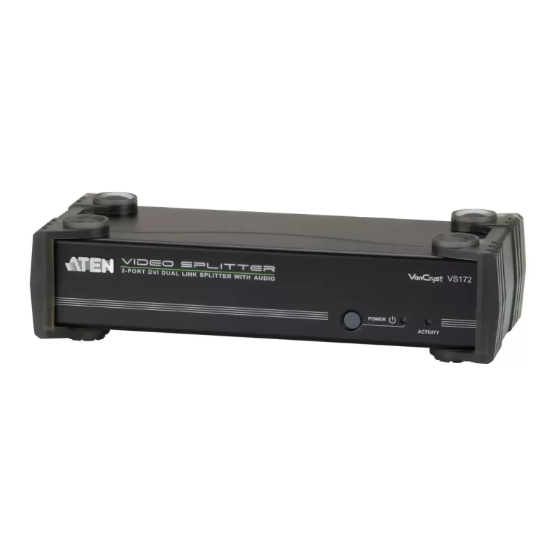 Split view ATEN VS172 2-Port DVI Dual Link/Audio Splitter VS172 Color:black Split view ATEN VS172 2-Port DVI Dual Link/Audio Splitter VS172 Color:black