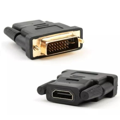 Адаптер для Экрана Gold Touch DVI Male To HDMI Female E-DVI-HDMI Цвет:черный..