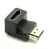 Screen Adapter Gold Touch HDMI Male To Female 90° Plug Adapter CH-HD-MF