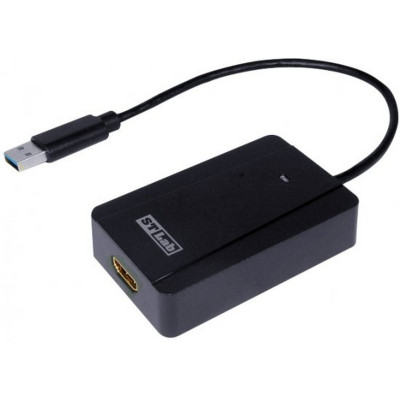 Адаптер St-Lab USB3.0 to HDMI Adapter ST-U-1510 Цвет:черный.. Адаптер St-Lab USB3.0 to HDMI Adapter ST-U-1510 Цвет:черный..