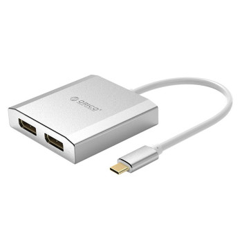 Адаптер Orico Type-C To Dual DP Adapter XD-CF2DP4