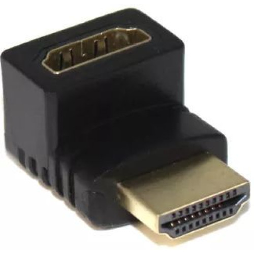 Adapter Gold Touch HDMI Male To Female 90° Adapter - Up CH-HD-MF-UP Color:black.. Adapter Gold Touch HDMI Male To Female 90° Adapter - Up CH-HD-MF-UP Color:black..