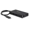 מתאם StarTech USB-C Multiport Adapter 4K HDMI 60W PD DKT30CHPD צבע שחור