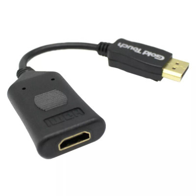 Адаптер для Экрана Gold Touch DP to HDMI 0.2m Active 4K@30Hz CH-DP-HDMI-ACT Адаптер для Экрана Gold Touch DP to HDMI 0.2m Active 4K@30Hz CH-DP-HDMI-ACT