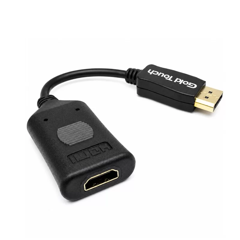 מתאם למסך Gold Touch DP to HDMI 0.2m Active 4K@30Hz CH-DP-HDMI-ACT