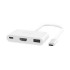 מתאם למסך UGREEN USB-C to HDMI | USB-A | USB-C PD 0.15m 30377 צבע לבן מתאם למסך UGREEN USB-C to HDMI | USB-A | USB-C PD 0.15m 30377 צבע לבן