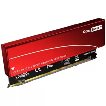 Expansion Card PCIe x16 to M.2 Adapter w/HS Support 2280 M.2 PCIe x16 to M.2 Adapter w/HS