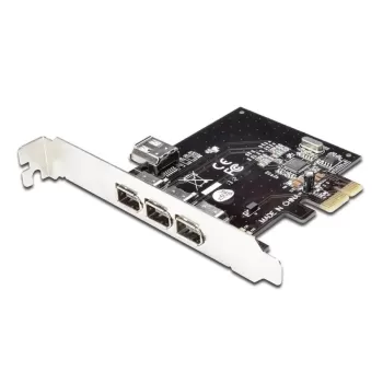 Expansion Card Gold Touch PCI Express FireWire Card SU-PCIE-1394