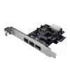 Expansion Card St-Lab FireWire PCI-E IEEE1394a+b COMBO ST-F-301
