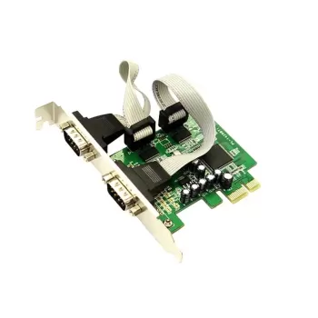 Expansion Card Gold Touch 2 Ports RS232 PCI Express Card SU-PCIE-2S