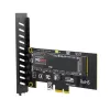 כרטיס הרחבה PCIe x1 to M.2 Adapter Support 2280 M.2 PCIe x1 to M.2 Adapter