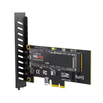 כרטיס הרחבה PCIe x1 to M.2 Adapter Support 2280 M.2 PCIe x1 to M.2 Adapter