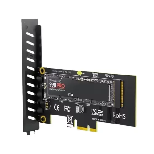 כרטיס הרחבה PCIe x1 to M.2 Adapter Support 2280 M.2 PCIe x1 to M.2 Adapter