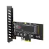 כרטיס הרחבה PCIe x1 to M.2 Adapter Support 2280 M.2 PCIe x1 to M.2 Adapter