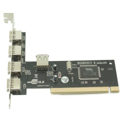 Карта Расширения Gold Touch PCI Card 4 1Port USB2.0 SU-PCI-4USB Карта Расширения Gold Touch PCI Card 4 1Port USB2.0 SU-PCI-4USB