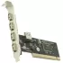 כרטיס הרחבה Gold Touch PCI Card 4 1Port USB2.0 SU-PCI-4USB