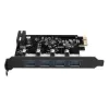 Карта Расширения Orico USB3. 4-Port PCI-E Expansion PVU3-4P-V1 Цвет:чёрный