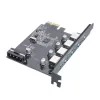 Карта Расширения Orico USB3. 4-Port PCI-E Expansion PVU3-4P-V1 Цвет:чёрный