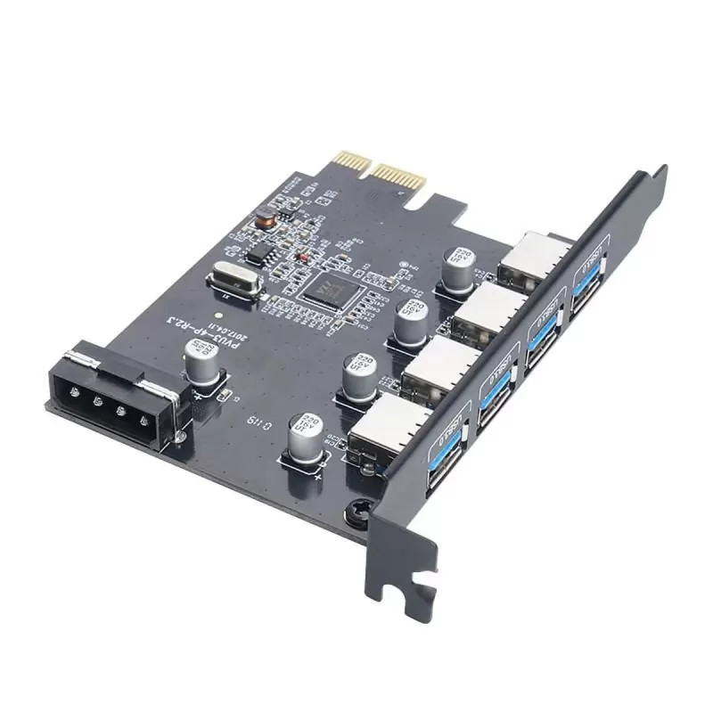 Карта Расширения Orico USB3. 4-Port PCI-E Expansion PVU3-4P-V1 Цвет:чёрный