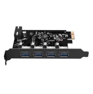 כרטיס הרחבה Orico USB3. 4-Port PCI-E Expansion PVU3-4P-V1 צבע שחור