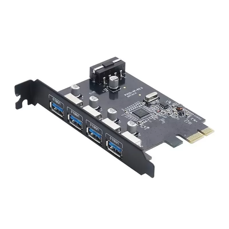 Карта Расширения Orico USB3. 4-Port PCI-E Expansion PVU3-4P-V1 Цвет:чёрный