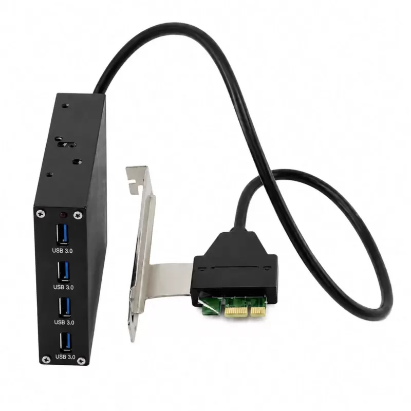 Expansion Card IPPON PCI-E Card USB3.0 4-Ports + 3.5" Bay Kit IPCS012 Expansion Card IPPON PCI-E Card USB3.0 4-Ports + 3.5" Bay Kit IPCS012