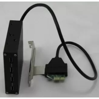 כרטיס הרחבה IPPON PCI-E Card USB3.0 4-Ports + 3.5" Bay Kit IPCS012