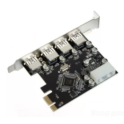 Карта Расширения Gold Touch PCIe Card 4Port USB3.0 SU-PCIE-4USB3.0 Карта Расширения Gold Touch PCIe Card 4Port USB3.0 SU-PCIE-4USB3.0